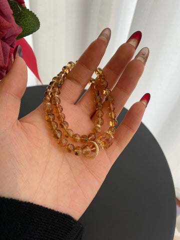 Energy-Boosting Citrine Lucky Bracelet