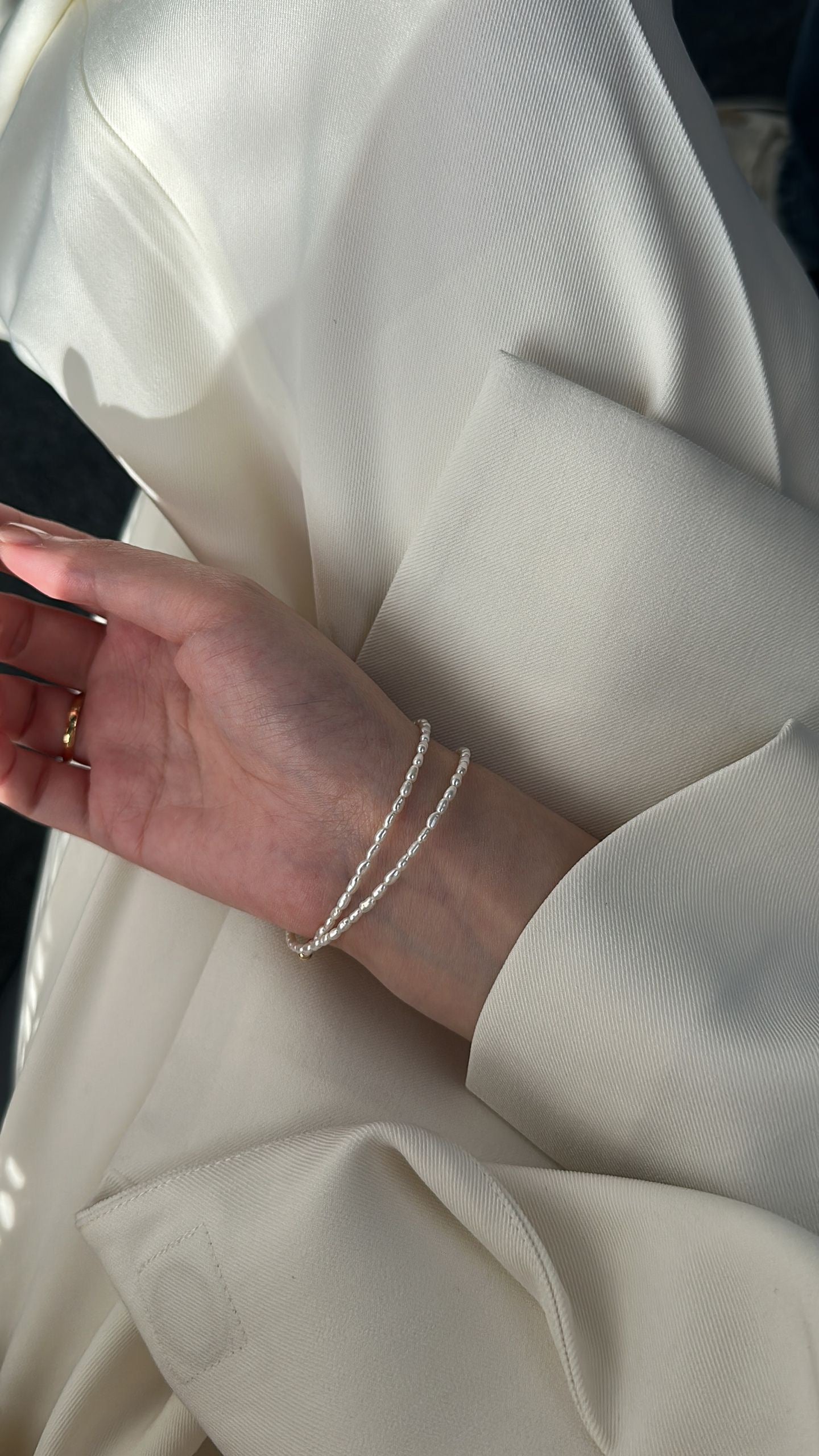 アクセサリー w double Supreme bracelet ovy kaja Keshi Pearl Double Wrap Bracelet – Love the Soul Gems