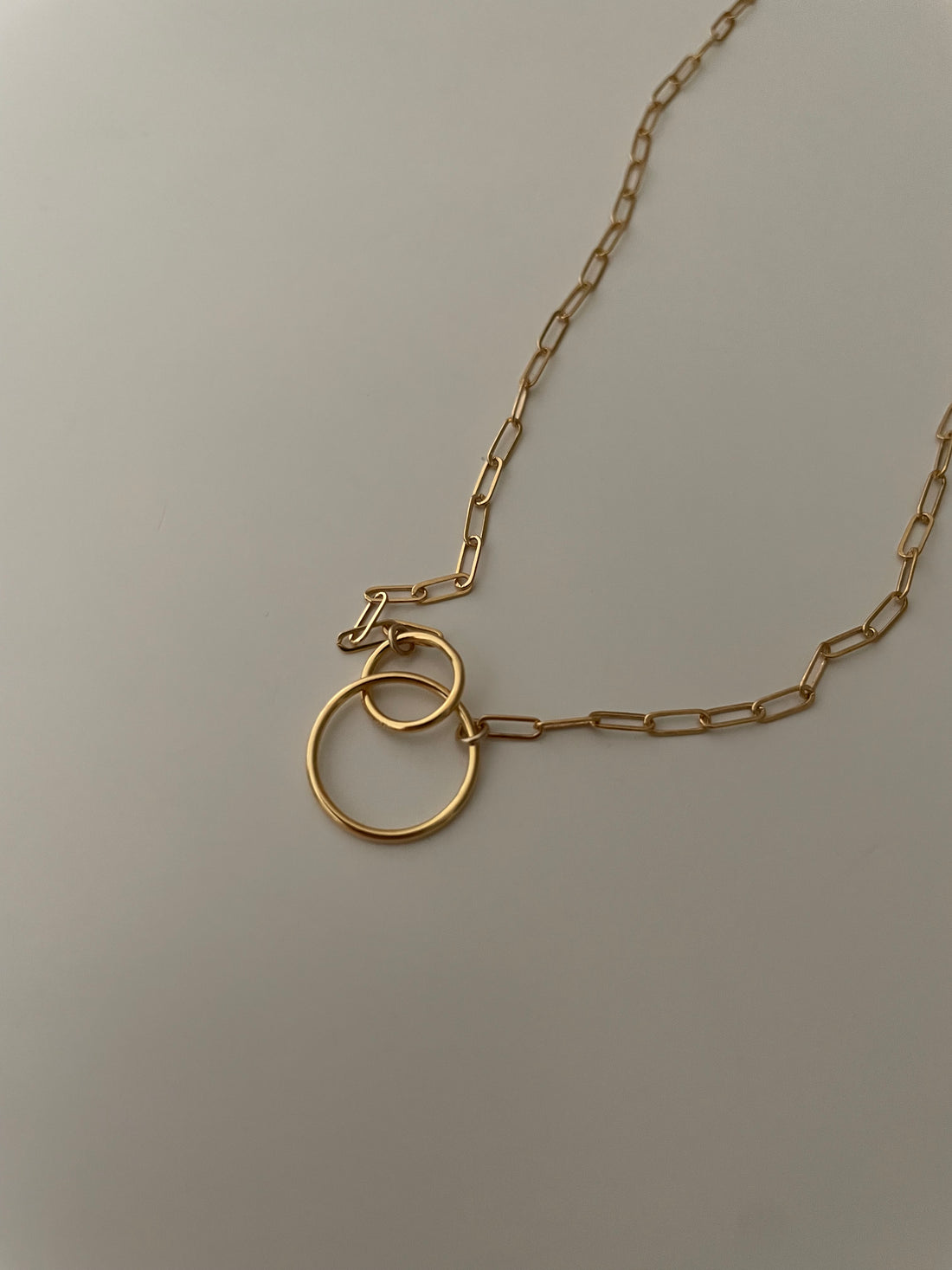 Double Circle Necklace