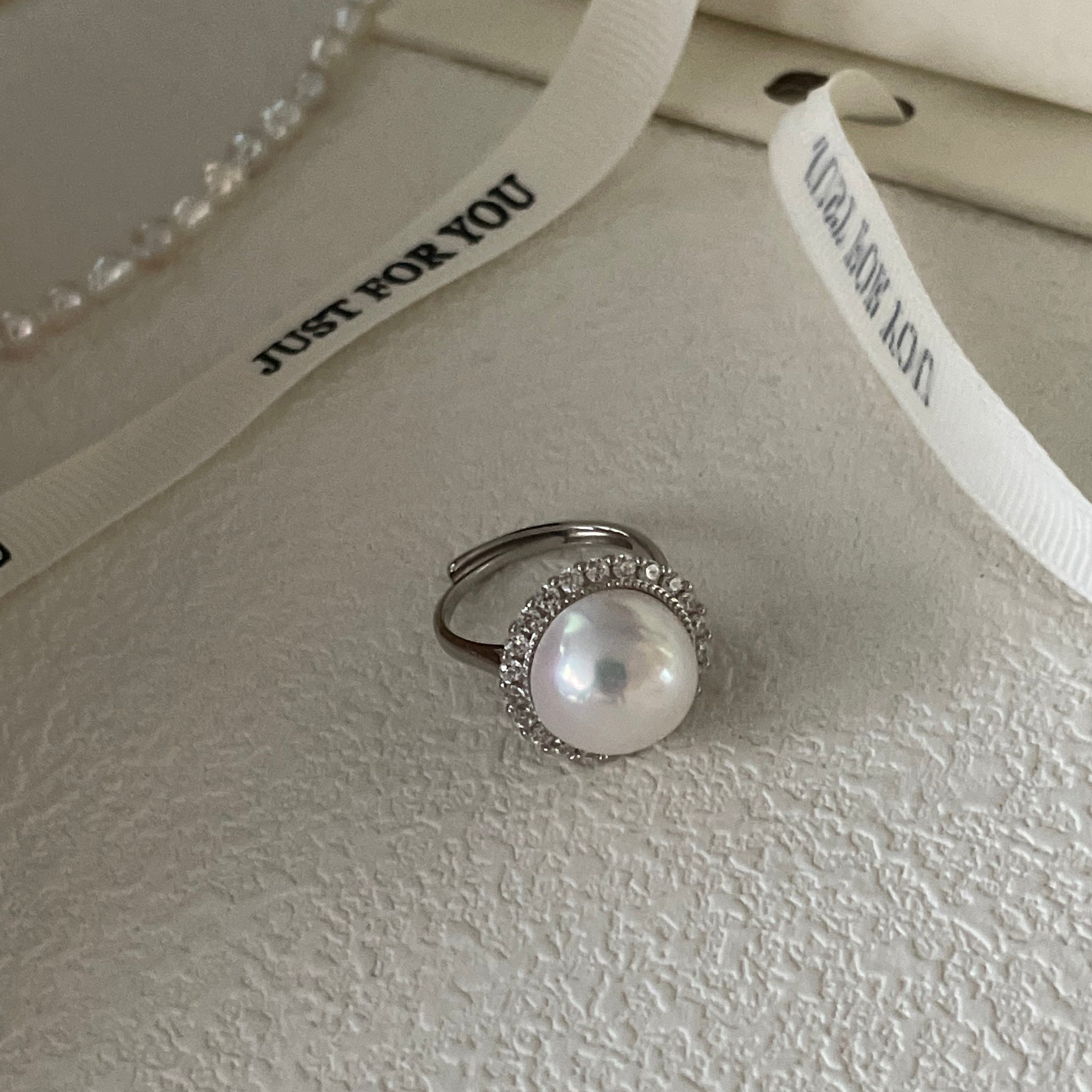 Elegant Mabe Pearl Ring