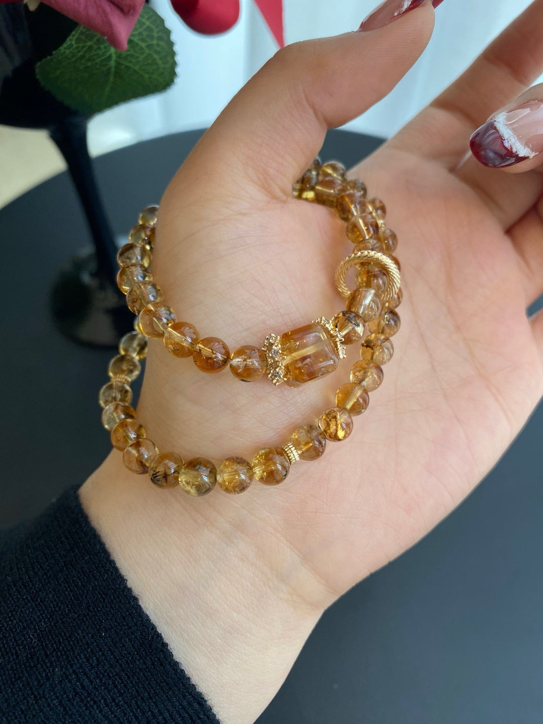 Energy-Boosting Citrine Lucky Bracelet